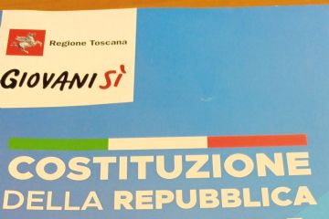 Evento per consegna Costituzione ai ragazzi e ragazze diciottenni.